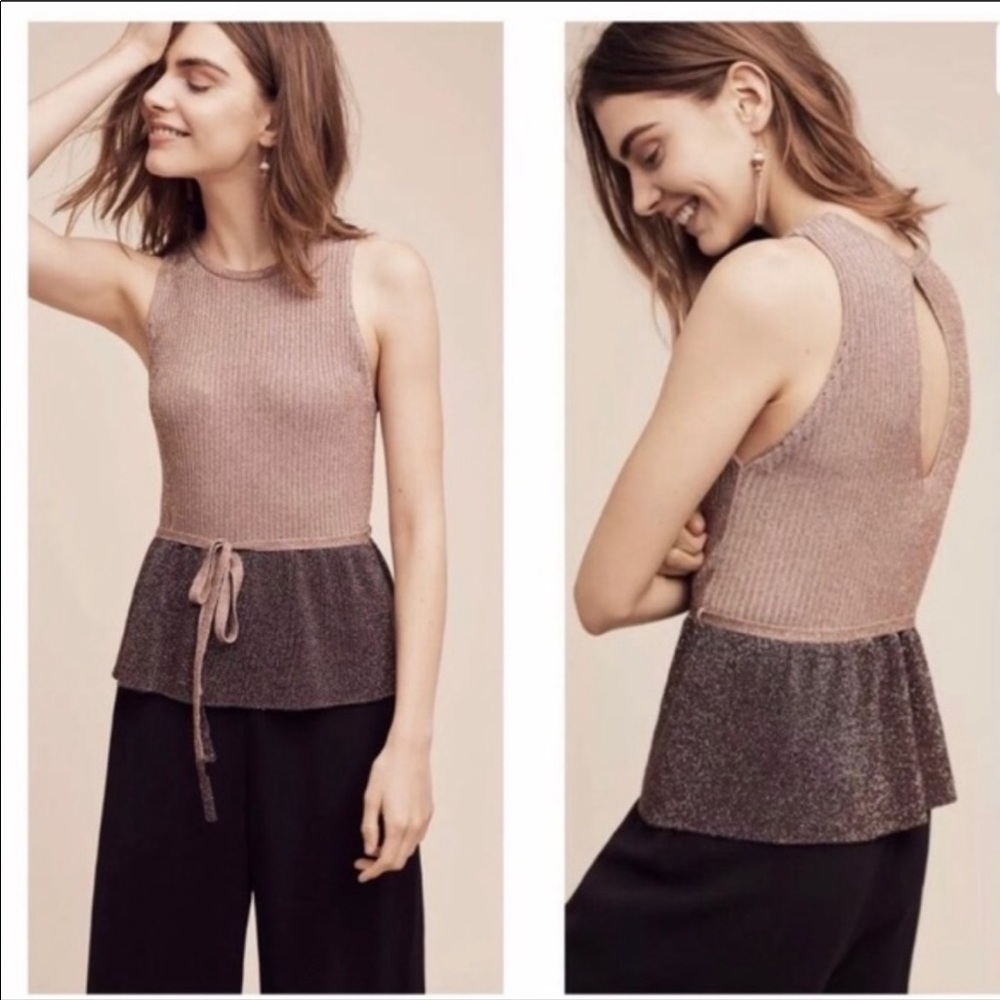 Anthropologie Moth Riella Sleeveless Sweater